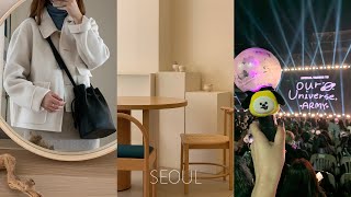 【Seoul Vlog】part2 韓国ひとり旅：カフェ巡り/airbnb/BTSソウルコン
