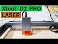 Xtool D1 PRO 20w Laser Engraver Assembly and first Project