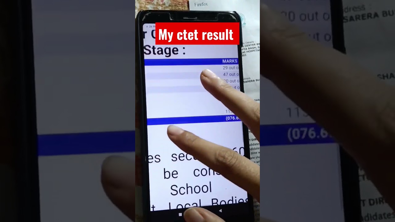 my ctet result 🥳🥳 || my scorecard... 