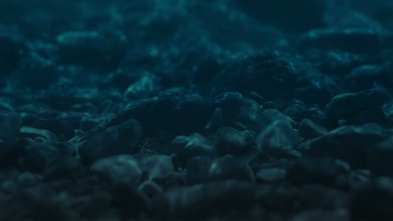 Free Ocean Motion Background loop for lyrics  - Ocean Floor 4k