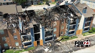 Video: 46 people without homes after large south Tulsa apartment fire