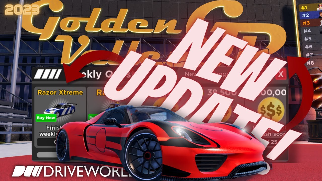 Drive World Current Drive World's NEW UPDATE IS HERE! 2 NEW CARS & GRAND PRIX TOURNAMENT ...