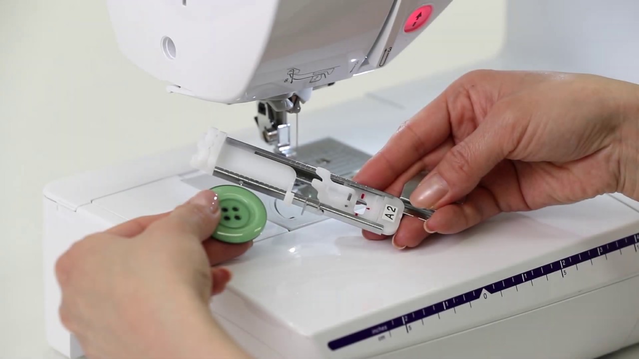BrotherSupportSewing] (家庭用ミシン アクセサリー) 安定板付きボタン 