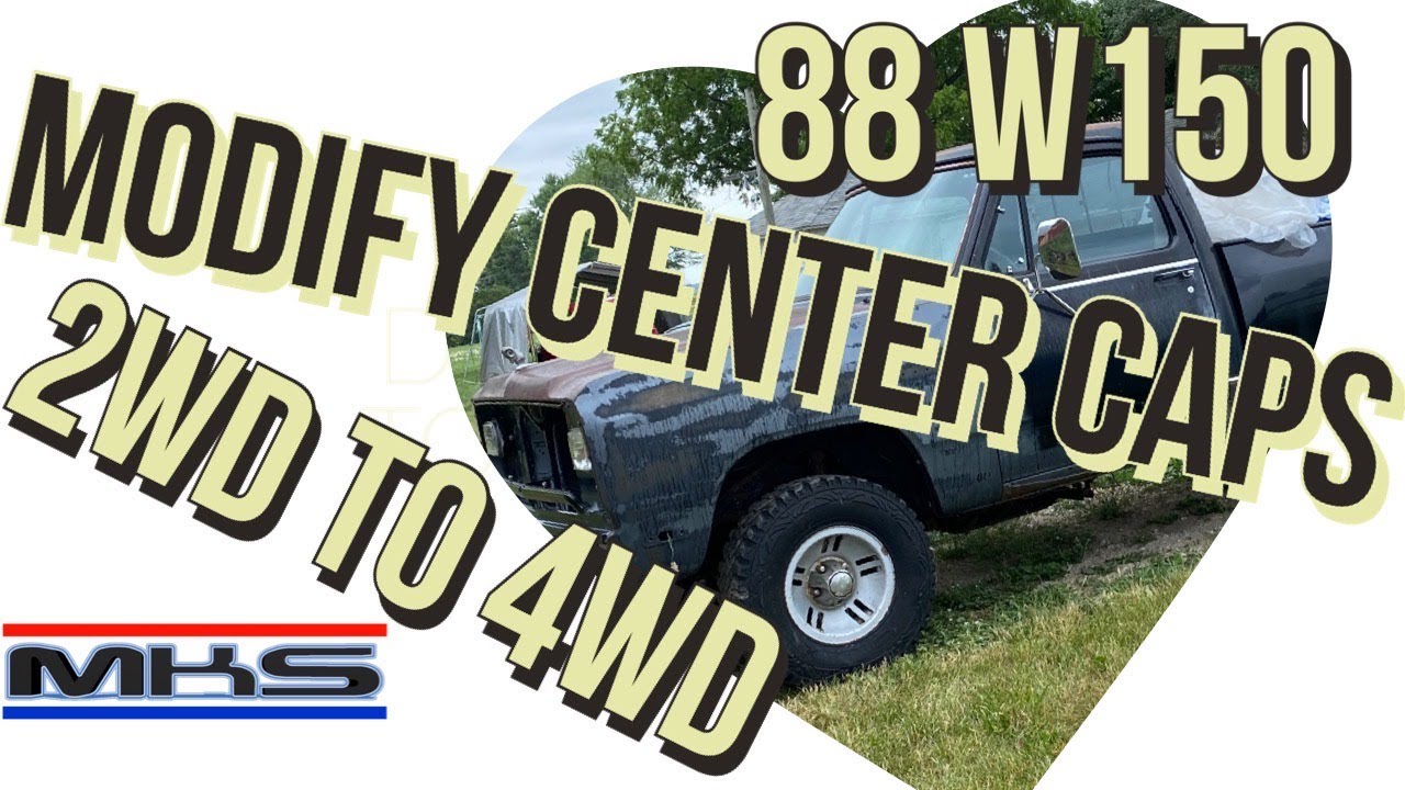 Convert TwoWheel Drive Double Slot Wheel Center Caps to Use on YOUR