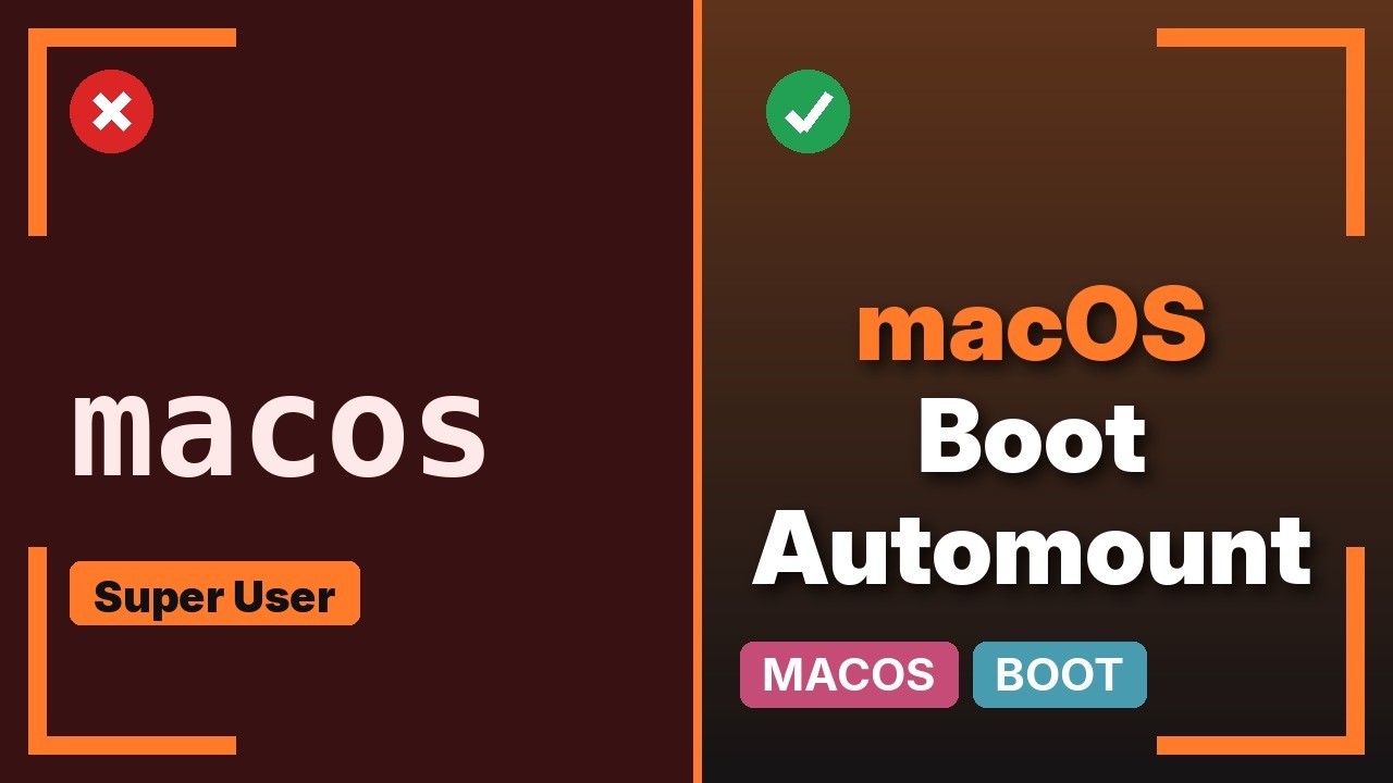 MacOS - Map network drive on boot - YouTube