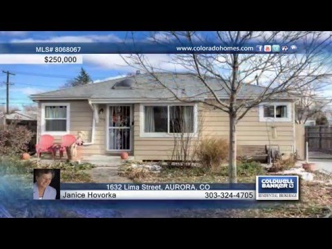 1632 Lima Street, Aurora, CO home video tour