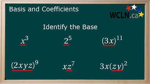 WCLN - MATH - Multiple Basis and Coefficients