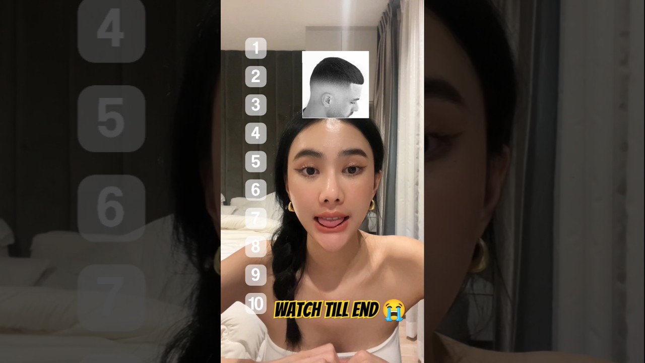 Girl Rates Best Haircut on Men #style #shorts