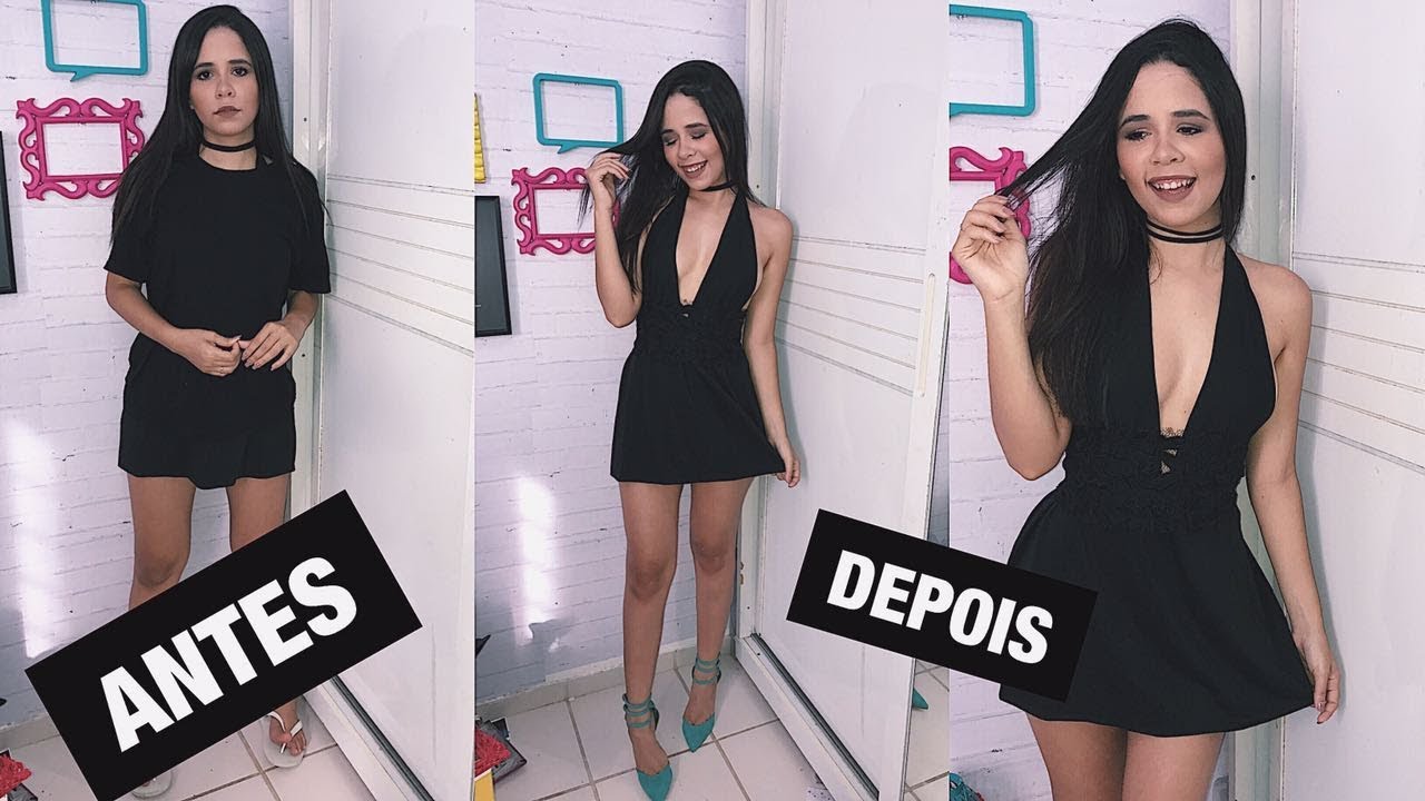 CUSTOMIZAÇÃO DE VESTIDO PARA FESTA