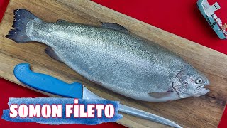 Somon Nasil Temi̇zleni̇r Yikanir? Balik Fi̇leto Nasil Çikarilir? How To Clean Salmon? Fish Cleaning