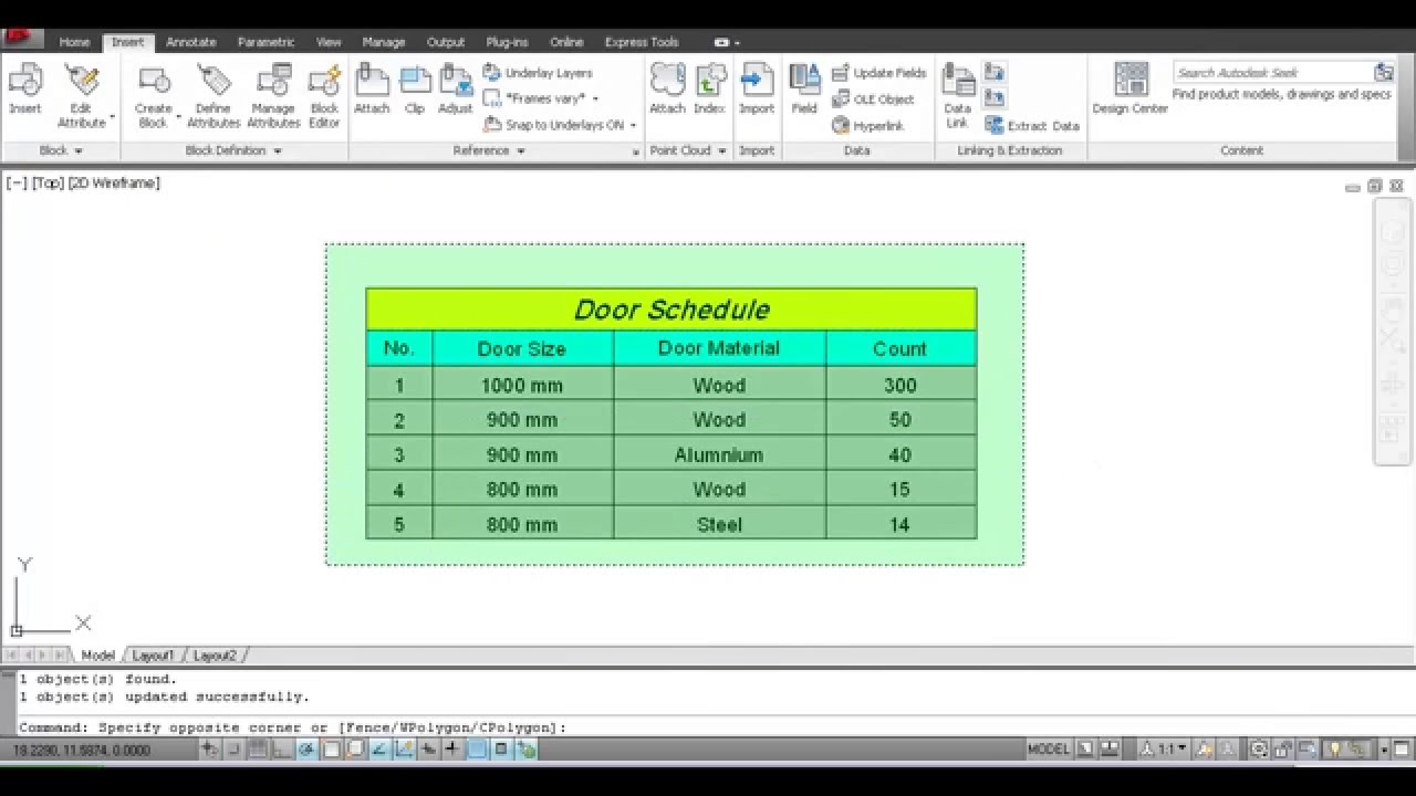 Sharing Excel Sheet In AutoCAD In Arabic YouTube
