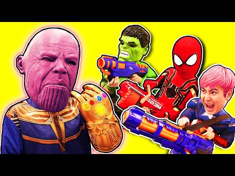 <strong>Nerf</strong> War : Superhero hide and seek 슈퍼히어로 숨바꼭질 너프전쟁