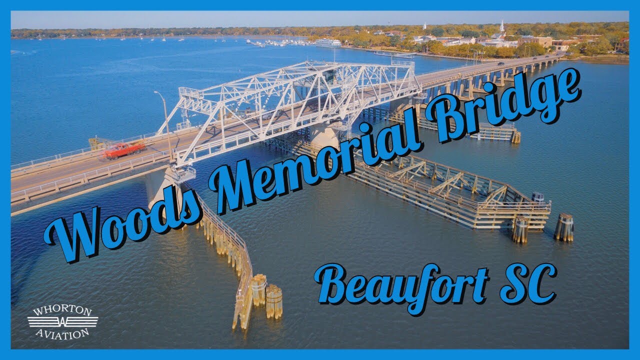 DRONE Swing Bridge Beaufort SC YouTube