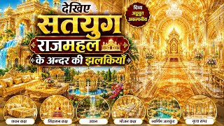 ✨👑 Watch the Divine Glimpses Inside the Golden Satyug Royal Palace! 🌞