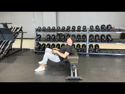 Dumbbell Hip Thrust with 3 sec Iso Hold