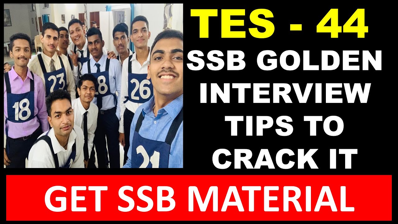 TES 44 GOLDEN RULE TO CRACK SSB | CRACK SSB IN FIRST ATTEMPT | GOVTCRACKERS
