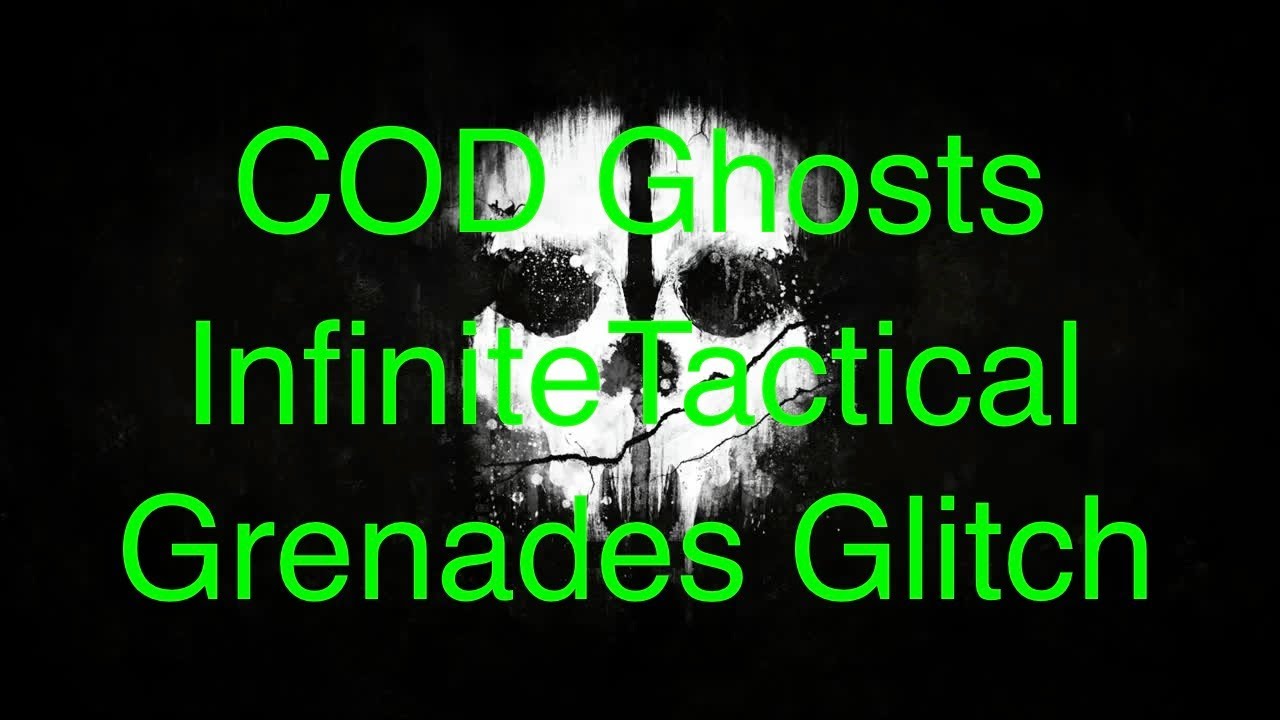 COD Ghosts Infinite Tactical Grenades Glitch Tutorial!!! YouTube