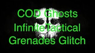 Celebrity COD Ghosts - Infinite Tactical Grenades Glitch Tutorial!!! Wealth