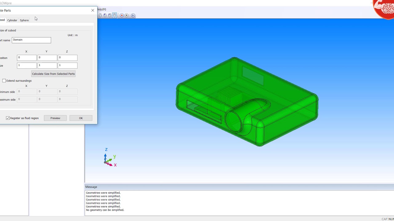 67 Training 2 Import and Prepare Part scFlow CFD MSC Cradle - YouTube