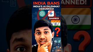 AI Banned 🚫 🇮🇳 Ye Kya Hogaya #shorts #sagexp #ai