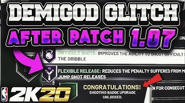NBA 2K20 DEMIGOD GLITCH AFTER PATCH 7! MAX BADGES AND HIT 99 !NBA2K20