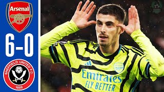 Sheffield vs. Arsenal Premier League, Goals and Highlights