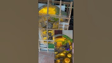 Ban giao thác nước hòn non bộ tại an giang#thacnuocphongthuy #decophongkhach #xuhuongyoutube