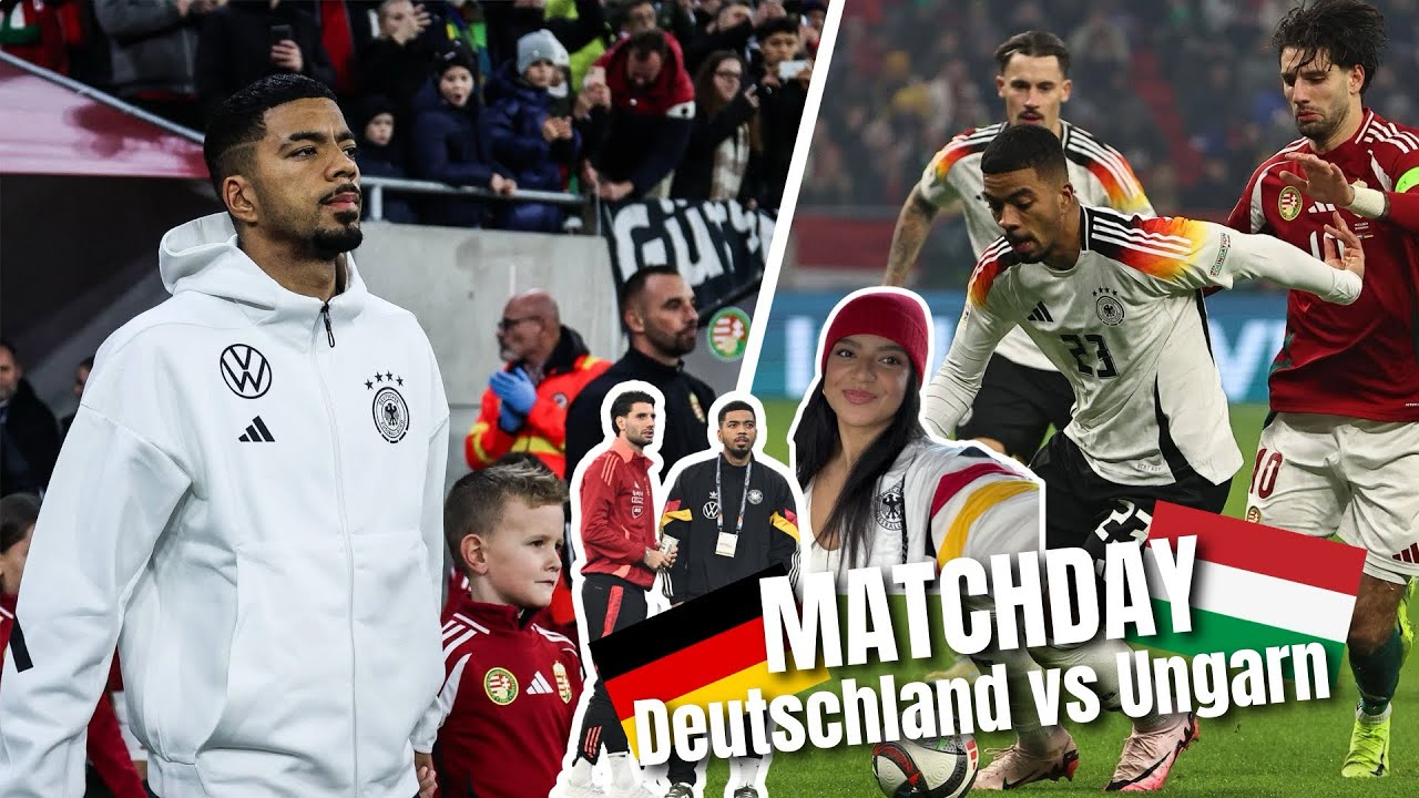 „Family Takeover“ Länderspiel in Budapest! Benjamin Henrichs mit dem DFB Team vs Ungarn 🇩🇪🇭🇺