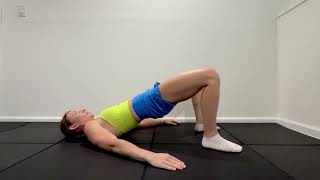 Body Weight Glute Bridge with 3-Second Pause | Exercise Demo