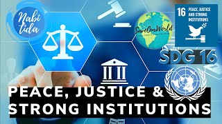 SDG 16- Peace, Justice & Strong Institutions!