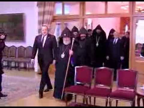 საქართველოს პრეზიდენტი ყოველთა სომეხთა კათოლიკოსს გარეგინ მეორეს შეხვდა