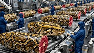 Famous Inside a Giant Python Farm – Raising and Processing Snakes with Modern Technology Profile