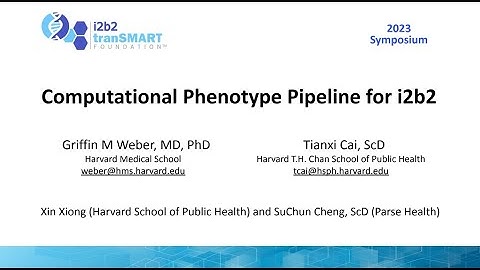 2023 i2b2 Symposium Day 1 3b Weber