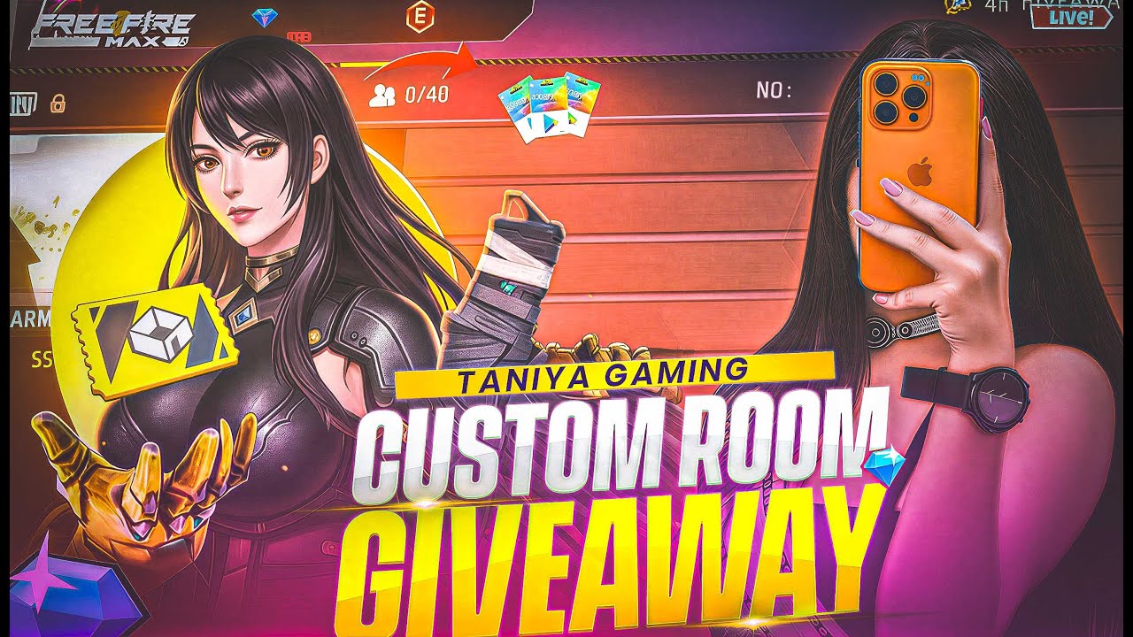 FREE FIRE LIVE CUSTOM ROOM GIVEAWAY | FF LIVE TEAM CODE GIVEAWAY | LIVE GUILD TEST 🔥| 