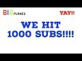 1000 subs THANK YOU!!