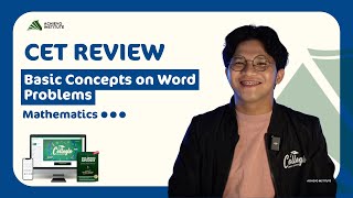 Basic Concepts on Word Problems | Math Lesson for College Entrance Exams (UPCAT, ACET, DCAT, etc.)