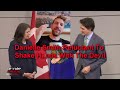 Danielle Smith Reluctant To Shake Hands with Trudeau