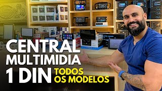 CENTRAL MULTIMIDIA 1 DIN COMPLETA | TODOS OS MODELOS