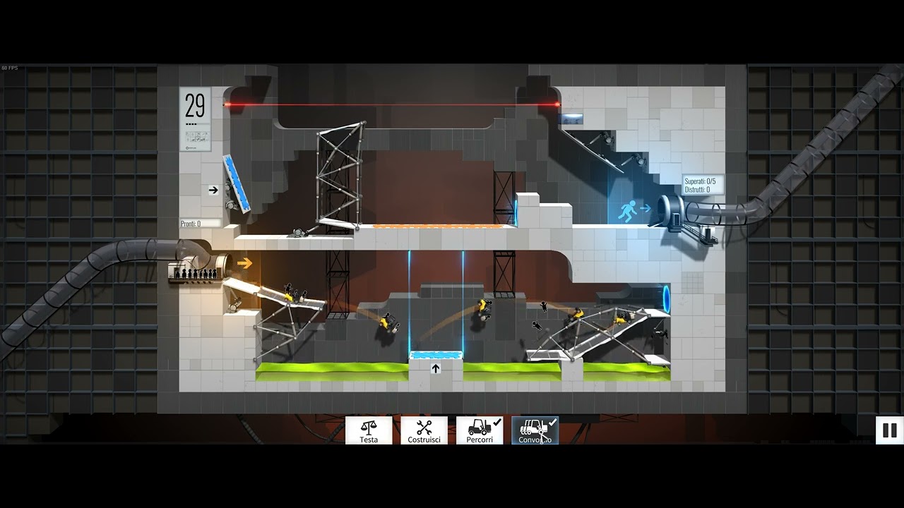 Bridge Constructor Portal - Level 29 - YouTube