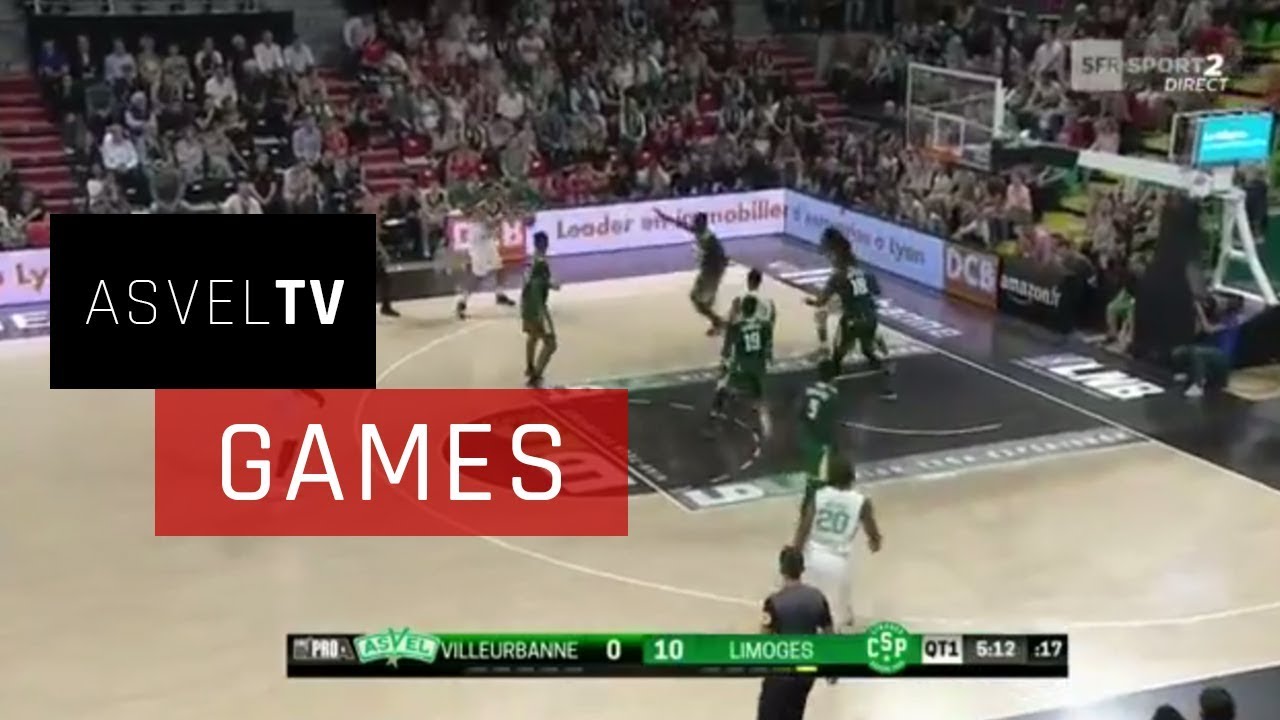 ASVEL Basket vs Limoges résumé YouTube