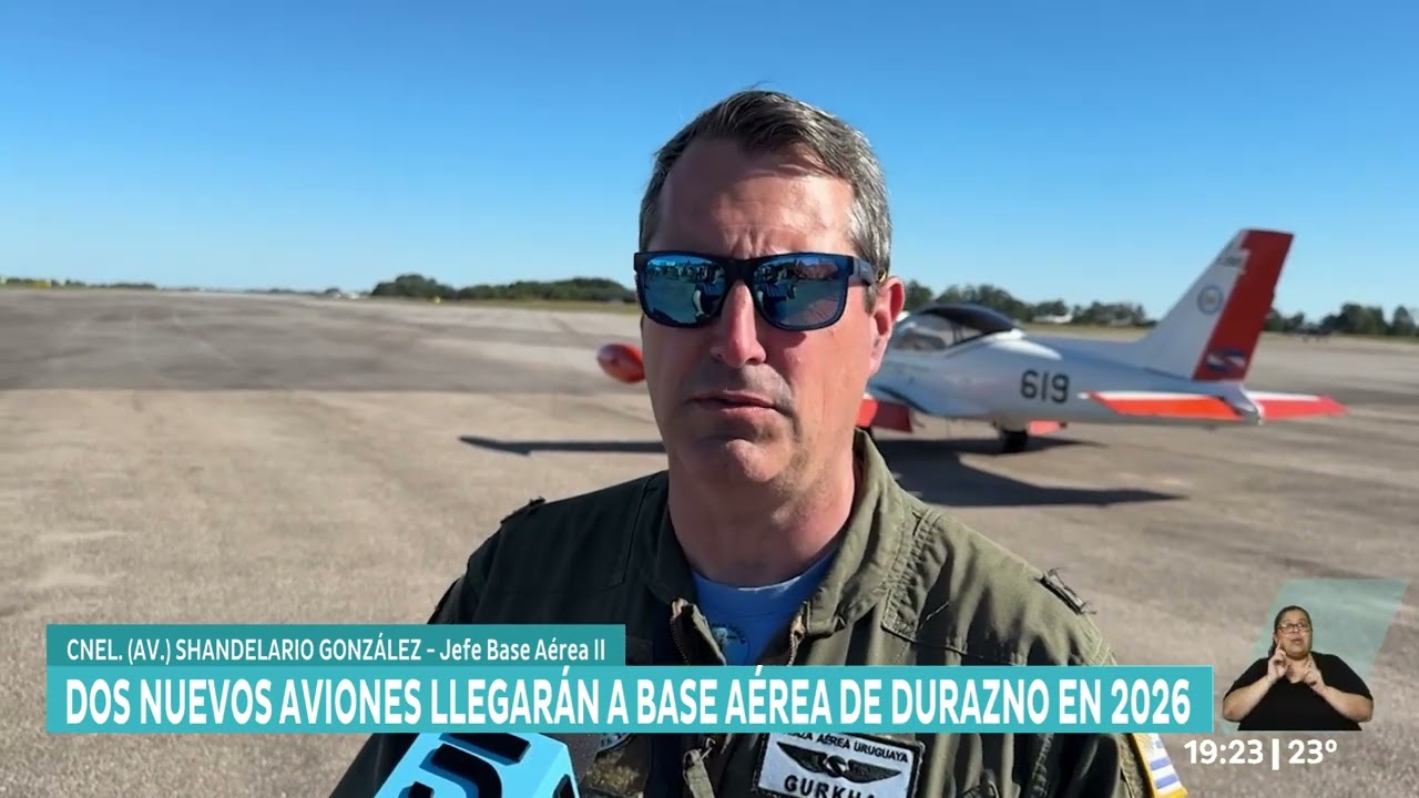 🛬 La Base Aérea de Durazno prepara su infraestructura para recibir a principios de 2026 los dos pri