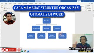🔴 Cara Membuat Struktur Organisasi Otomatis dengan SmartArt di Word