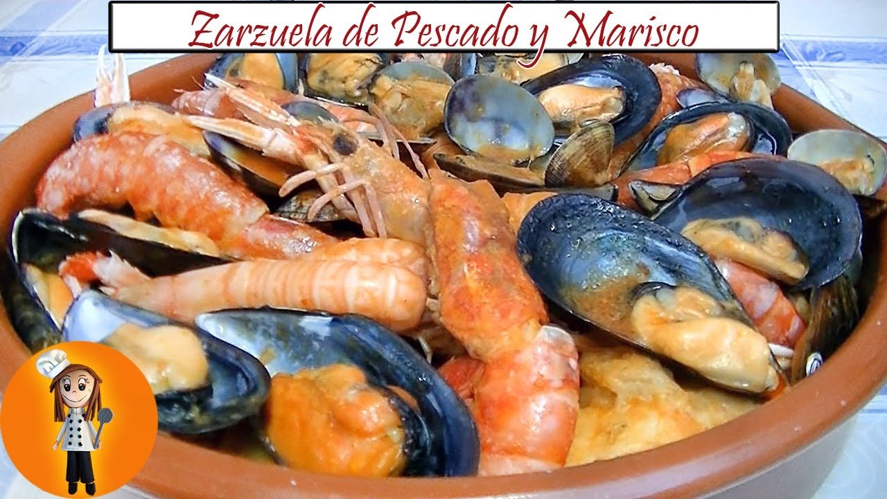 Zarzuela de Pescado y Marisco | Receta de Cocina en Familia - YouTube
