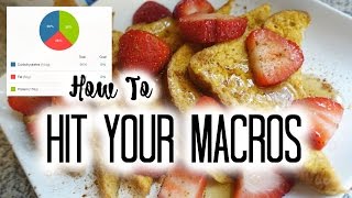 HOW TO HIT YOUR MACROS | Planning Meals + FDOE