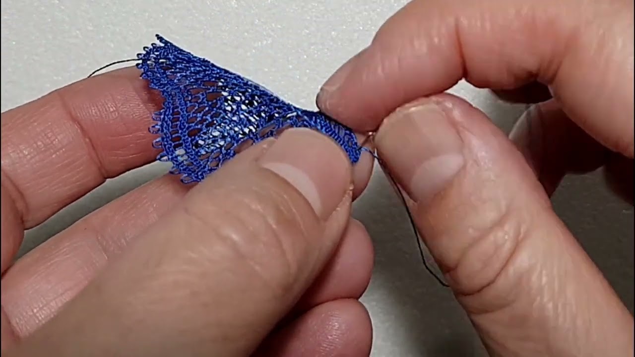 Broche Abanico - Parte 4 - Terminación y esconder hilos