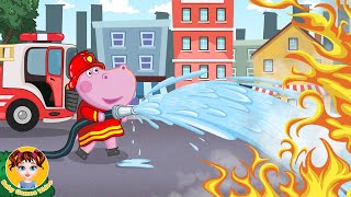 Hippo Fireman For Kids - Hippo Kids Games Full Episode 67 - Baby Games Videos screenshot 4