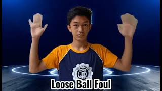 PERFORMANCE TASK IN PE 9 - BASKETBALL REFEREE SIGNALS