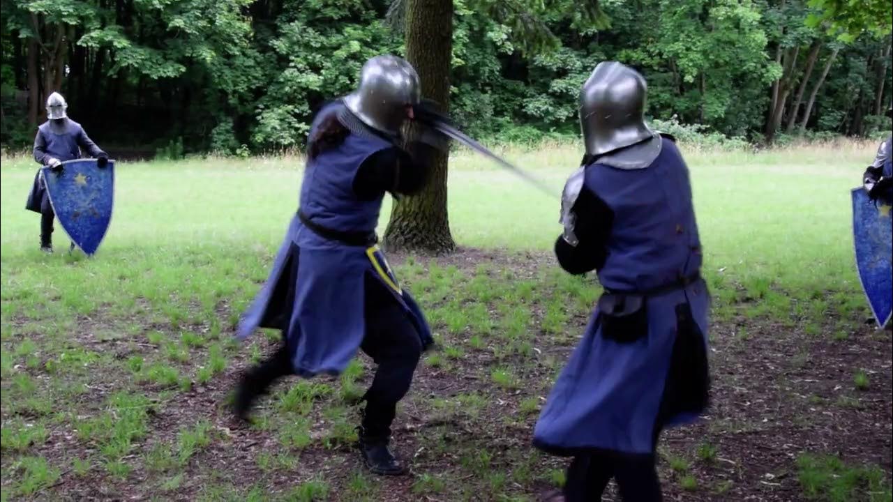 Stage combat with 14c Knights Bastard sword vs Arming sword YouTube
