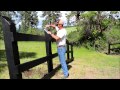 Building a Three Rail Fence