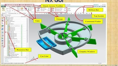 NX CAD (Unigraphics)  Graphical User Interface (GUI) by Suresh G